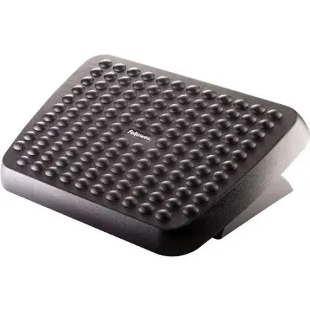 Fellowes Reposapies Ajustable Ergonomico - Superficie Estilo Masaje - 2 Ajustes de Altura - Color Negro | Ahorro Imprimiendo