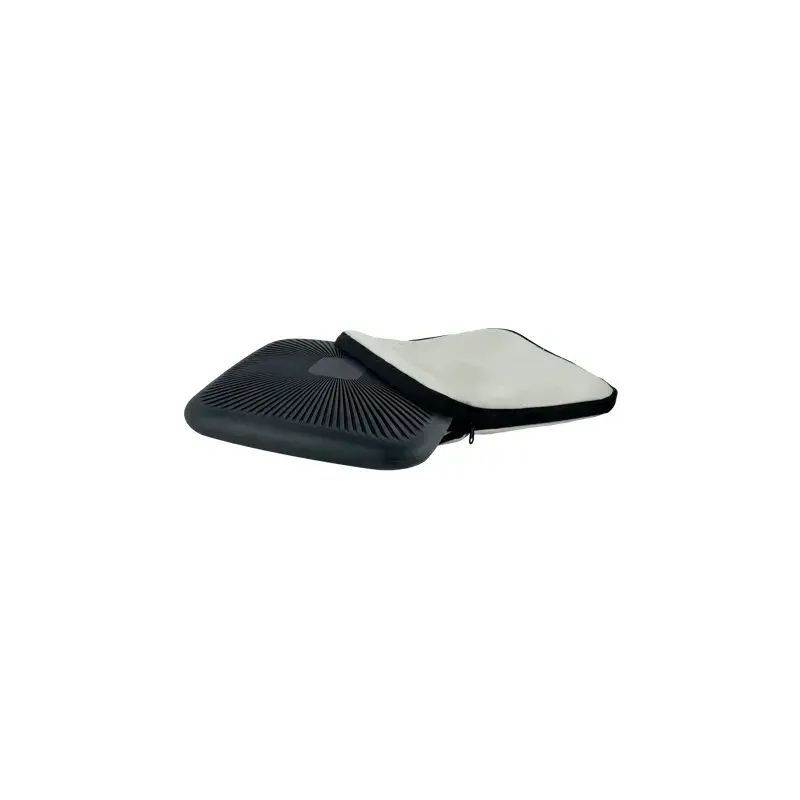 Leitz Ergo Active Wobble Cojin de Asiento Hinchable con Funda Gris Claro - Con Certificacion IGR - Mejora la Circulacion y Alivi