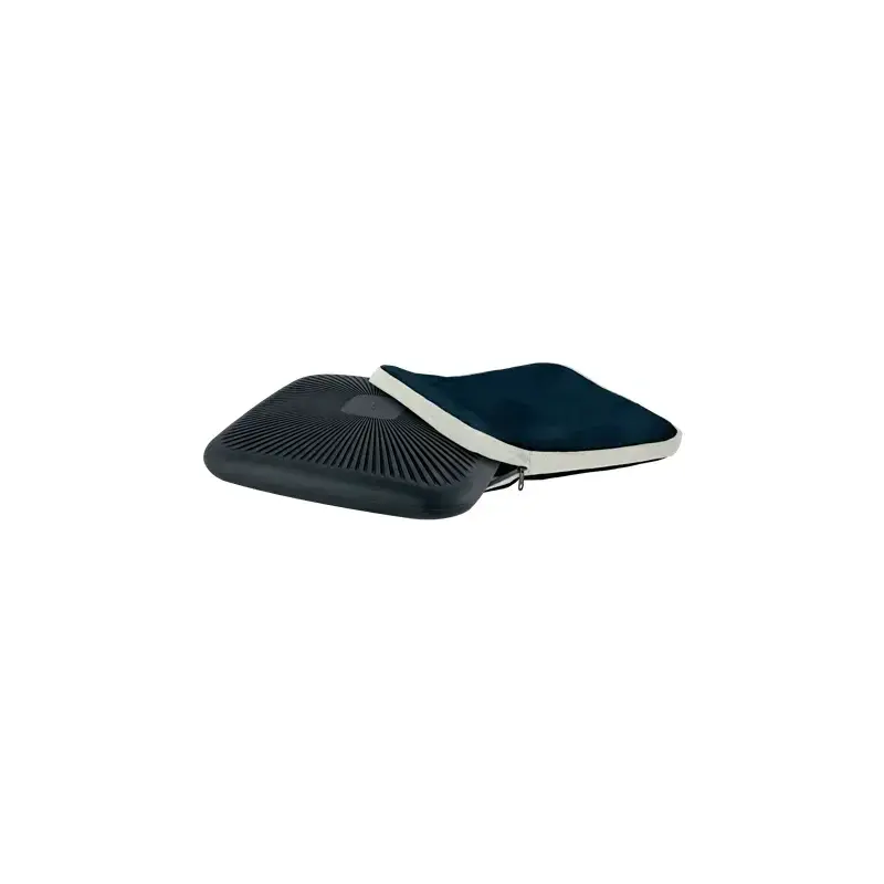 Leitz Ergo Active Wobble Cojin de Asiento Hinchable con Funda Gris Oscuro - Con Certificacion IGR - Mejora la Circulacion y Aliv