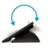 Fellowes Office Suites Reposapies Ajustable con Microban - 3 Ajustes de Altura - Tamaño de 444x333mm - Rango de Inclinación hast