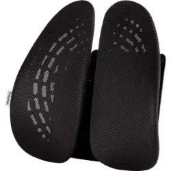 Fellowes Back Angel Respaldo Ergonomico Moldeable - Ajustable en 7 Alturas - Adaptable a la Mayoria de Sillas - Color Negro | Ah