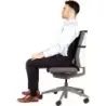 Fellowes Back Angel Respaldo Ergonomico Moldeable - Ajustable en 7 Alturas - Adaptable a la Mayoria de Sillas - Color Negro | Ah
