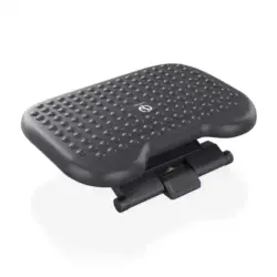 Aisens Reposapies Ergonomico Inclinable y Ajustable en Altura - Base Antideslizante - Peso Max.30kg - Material HIPS Resistente -