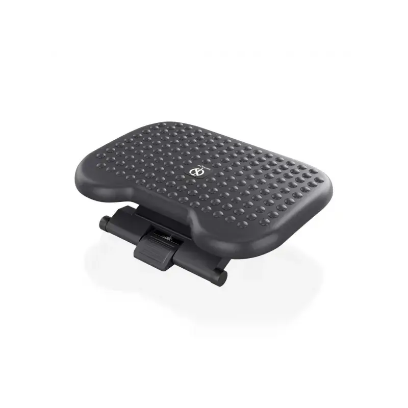 Aisens Reposapies Ergonomico Inclinable y Ajustable en Altura - Base Antideslizante - Peso Max.30kg - Material HIPS Resistente -