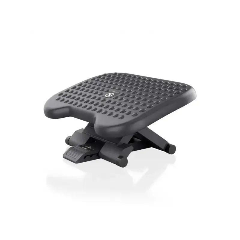 Aisens Reposapies Ergonomico Inclinable y Ajustable en Altura - Base Antideslizante - Peso Max.30kg - Material HIPS Resistente -