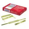 Dohe Caja de 50 Fasteners Metalicos Dorados - Para Encuadernaciones de 80mm - Lengüeta y Pasador | Ahorro Imprimiendo