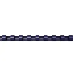 Fellowes Pack de 100 Canutillos de Plastico 12mm - Hasta 80 Hojas - Facil de Utilizar y Flexible - Alta Calidad - Color Azul | A