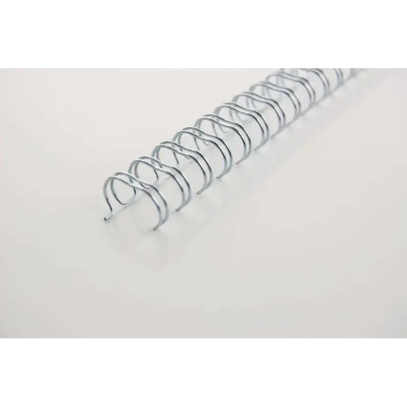 GBC Wirebind Pack de 100 Alambres de Encuadernacion 8mm para Paso 3:1 Redondo o Cuadrado - Formato A4 - Para 34 Orificios - Encu