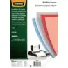 Fellowes Pack de 100 Portadas para Encuadernar de PVC A4 - 200 Micras - Acabado de Calidad - Color Transparente | Ahorro Imprimi