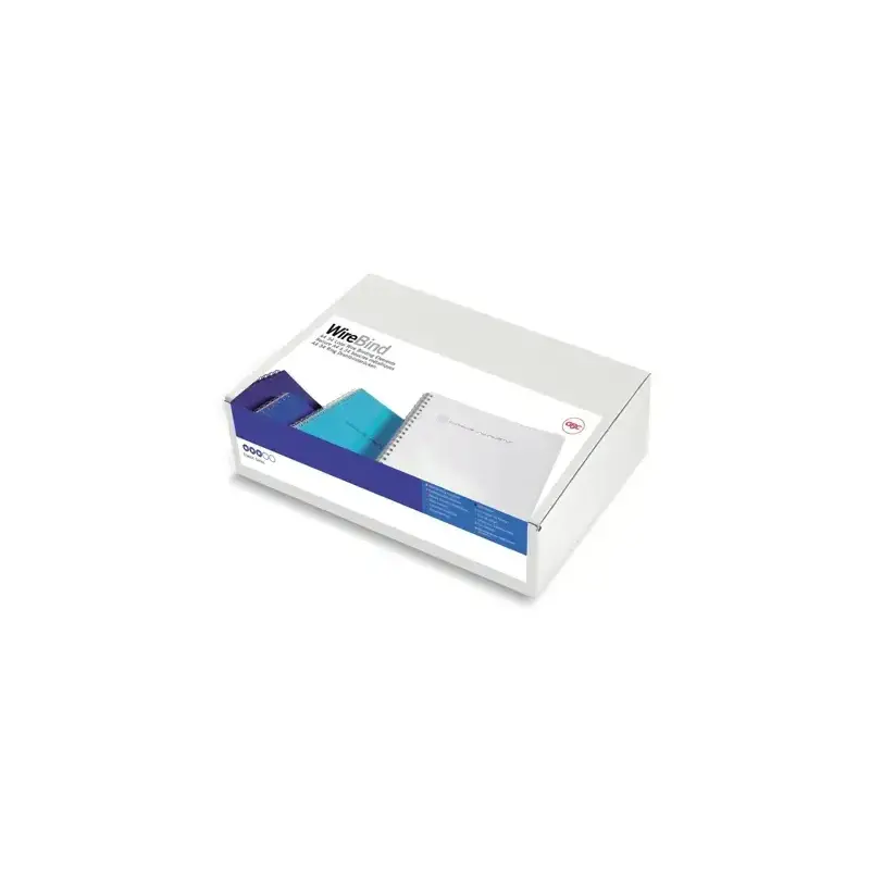 GBC Wirebind Pack de 100 Espirales para Encuadernacion de Alambre 11mm A4 - Para 34 Orificios - Hasta 100 hojas - Profesional Du