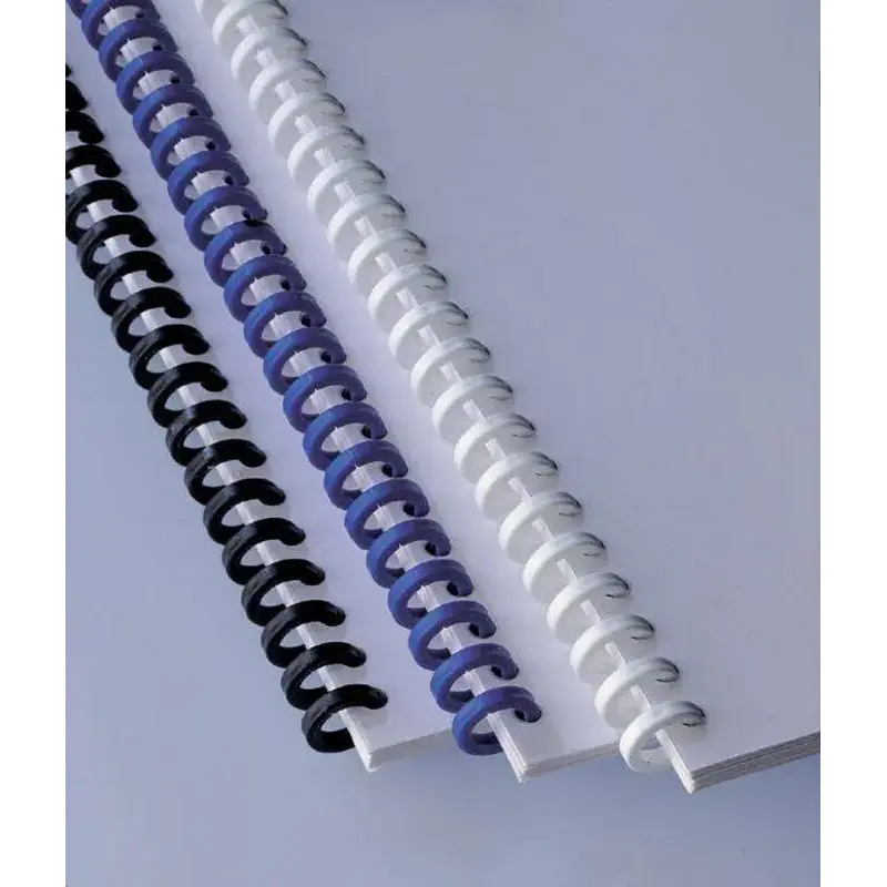 GBC ClickBind Pack de 50 Canutillos para Encuadernacion 8mm - Formato A4 - Para un Maximo de 45 Hojas - Color Negro | Ahorro Imp