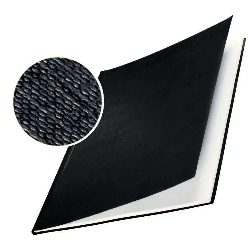 Leitz Pack de 10 Tapas Rigidas Impressbind 7mm - Capacidad de 36-70 Hojas A4 - Encuadernacion de Alta Calidad - Exterior Superfi