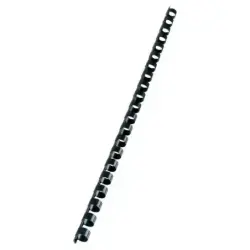 GBC Combbind Pack de 100 Canutillos Encuadernacion 10mm - Duradero y Resistente - Color Negro | Ahorro Imprimiendo