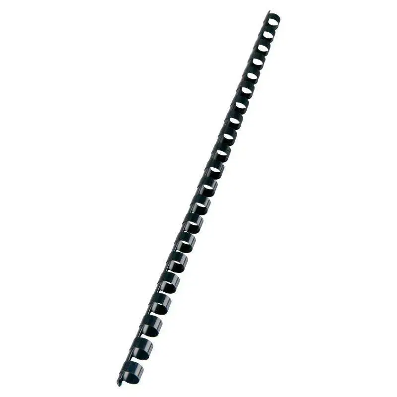 GBC Combbind Pack de 100 Canutillos Encuadernacion 10mm - Duradero y Resistente - Color Negro | Ahorro Imprimiendo