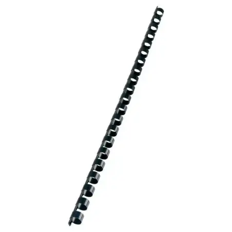 GBC Combbind Pack de 100 Canutillos Encuadernacion 10mm - Duradero y Resistente - Color Negro | Ahorro Imprimiendo