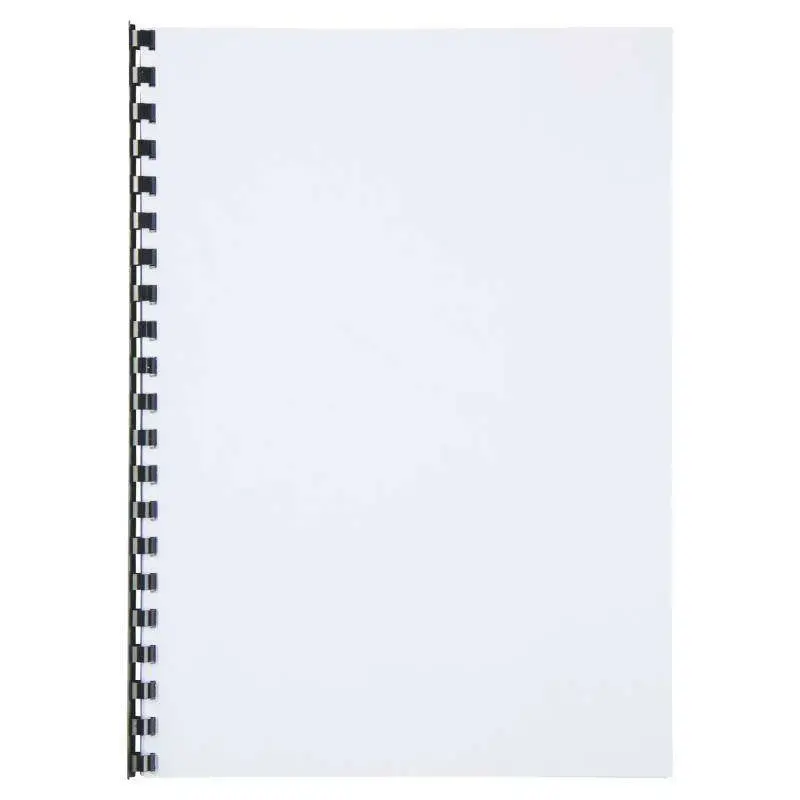 GBC Combbind Pack de 100 Canutillos Encuadernacion 10mm - Duradero y Resistente - Color Negro | Ahorro Imprimiendo