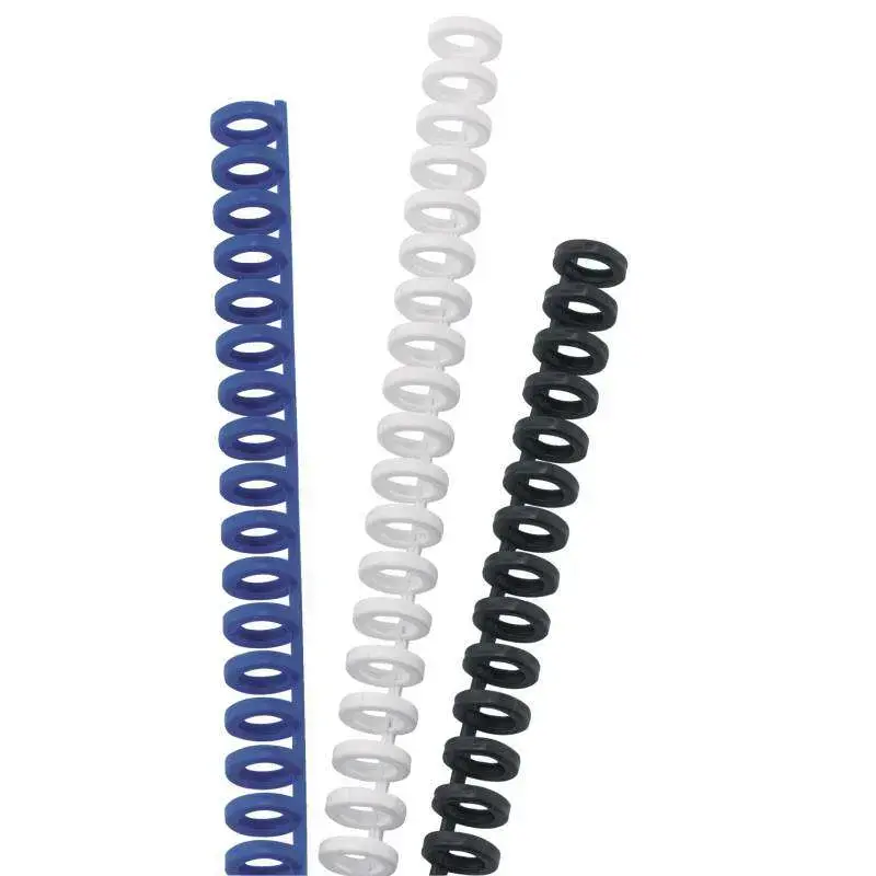 GBC Clickbind Encuadernacion - Canutillos 12mm Transparente Mate - Reciclables y Reutilizables - Negro | Ahorro Imprimiendo