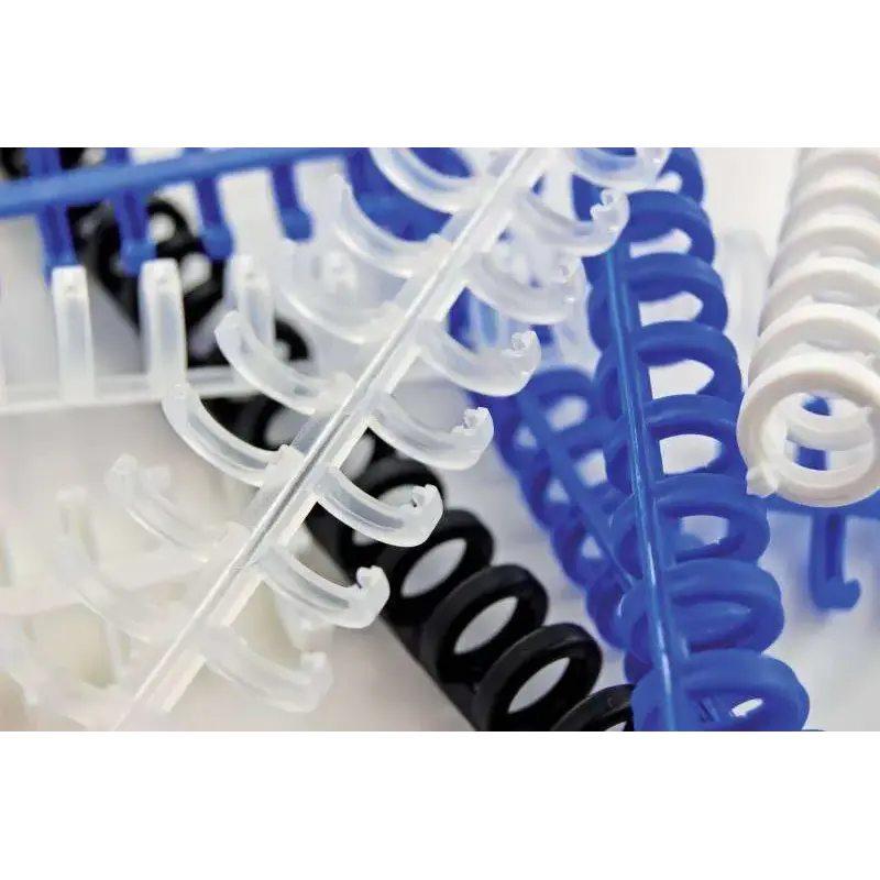 GBC Clickbind Encuadernacion - Canutillos 12mm Transparente Mate - Reciclables y Reutilizables - Negro | Ahorro Imprimiendo