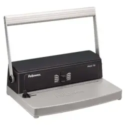 Fellowes Metal 50 Encuadernadora Manual A4 de Espiral Metalico - Perfora hasta 12 Hojas - Encuaderna hasta 450 Hojas | Ahorro Im