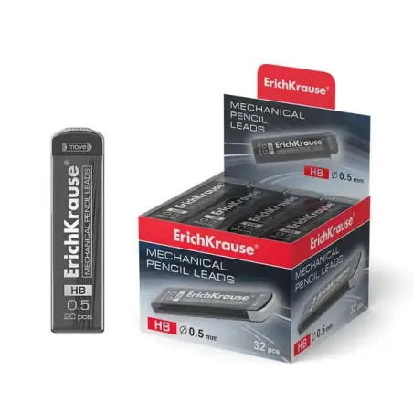 Erichkrause Megapolis Concept Pack de 20 Minas de Recambio 05mm HB - Color Negro | Ahorro Imprimiendo