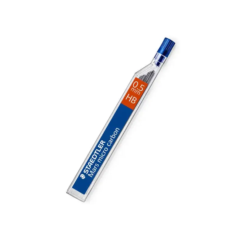 Staedtler Mars Micro Minas para Portaminas 0.5mm HB - Fuertes y Duraderas - Sin PVC - Apta para la Mayoria de Portaminas | Ahorr
