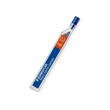 Staedtler Mars Micro Minas para Portaminas 0.5mm HB - Fuertes y Duraderas - Sin PVC - Apta para la Mayoria de Portaminas | Ahorr