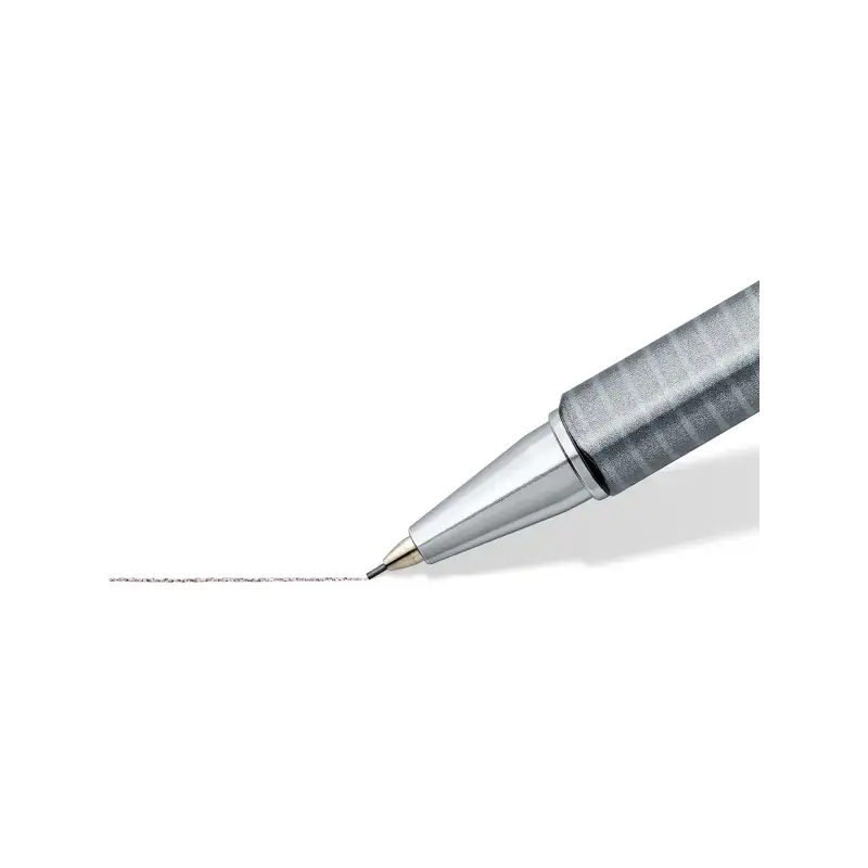 Staedtler Triplus Micro 774 Portaminas 0.5mm - Diseño Triangular Ergonomico - Punta de Metal Retractil - Goma de Borrar Extralar