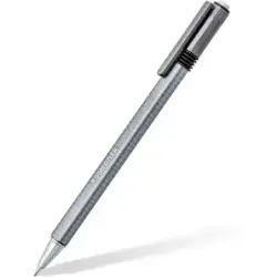 Staedtler Triplus Micro 774 Portaminas 0.7mm - Punta Retractil - Diseño Ergonomico - Color Gris | Ahorro Imprimiendo