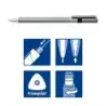 Staedtler Triplus Micro 774 Portaminas 0.7mm - Punta Retractil - Diseño Ergonomico - Color Gris | Ahorro Imprimiendo
