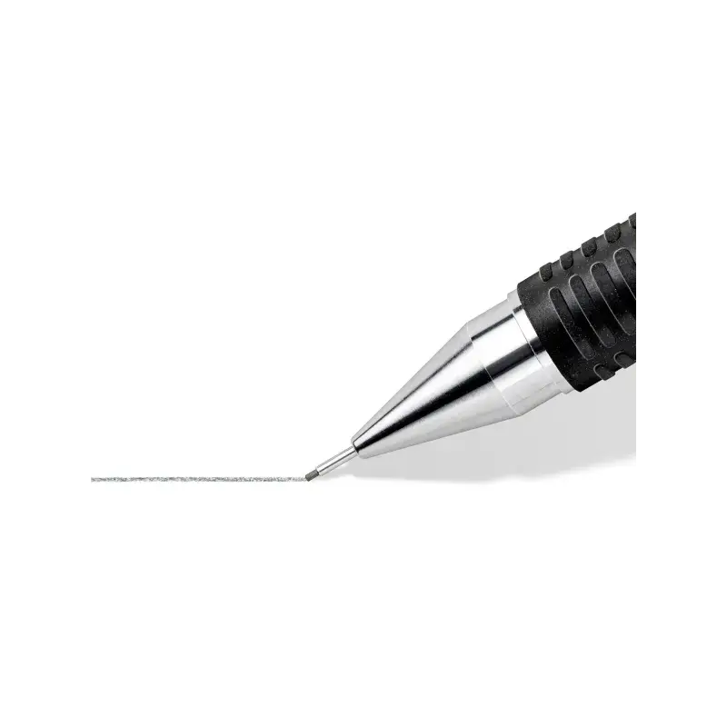 Staedtler Mars Micro 775 Portaminas 0.5mm - Punta Metalica Retractil - Mina Amortiguada - Grip de Caucho - Clip Metalico - Color