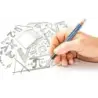 Staedtler Mars Micro 775 Portaminas 0.9mm - Punta Metalica Retractil - Mina Amortiguada - Grip de Caucho - Clip Metalico - Color