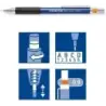 Staedtler Mars Micro 775 Portaminas 0.9mm - Punta Metalica Retractil - Mina Amortiguada - Grip de Caucho - Clip Metalico - Color