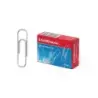 Erichkrause Caja de 100 Clips Metalicos 33mm - Acero Revestido de Zinc - Alta Resistencia y Durabilidad - Color Acero | Ahorro I