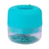 Apli Nordik Collection Expositor de Clips - Ø72x72mm - 8 Dispensadores en 4 Colores Pastel - Tapa Magnetica "Soft Touch" y Textu