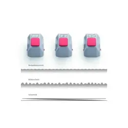 Dahle Pack de 3 Cabezales Creativos de Corte para Cizalla Dahle 507 3ª Generacion | Ahorro Imprimiendo