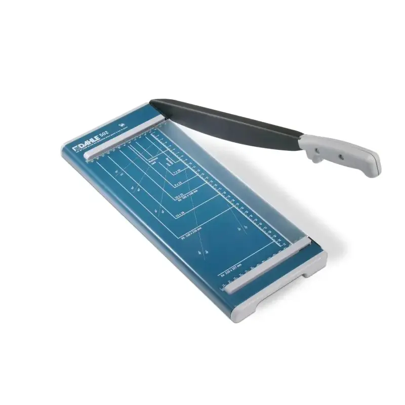 Dahle 502 Cizalla de Palanca Formato A4 - Capacidad 8 Hojas - Cuchilla Superior de Acero Macizo | Ahorro Imprimiendo