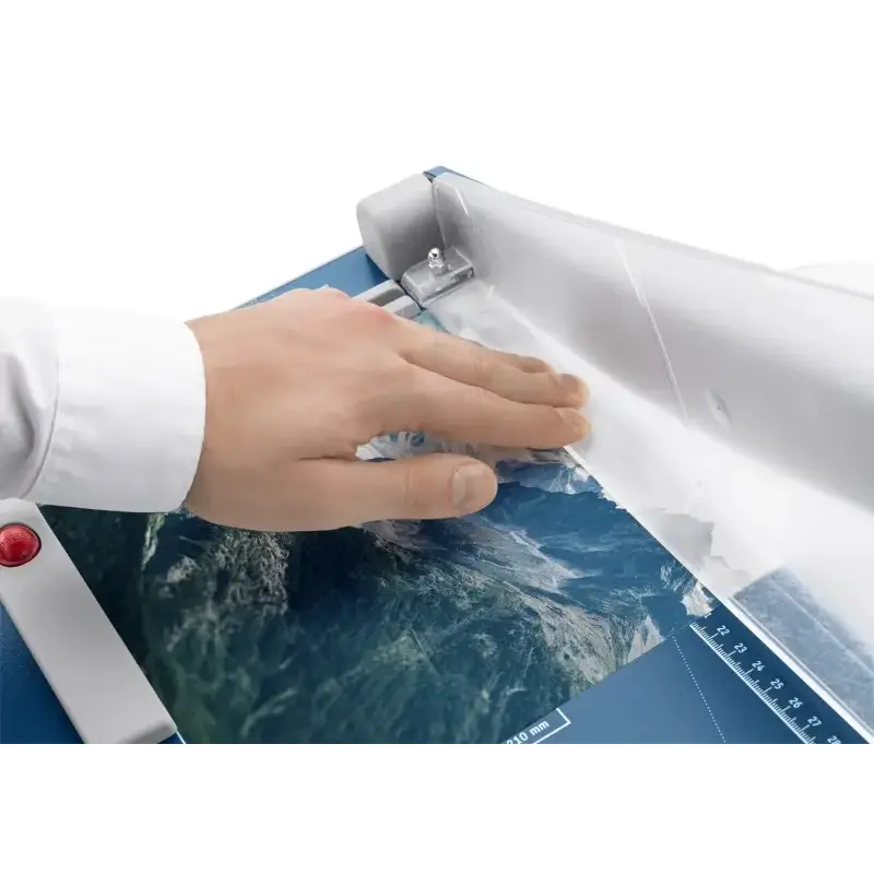 Dahle 560 Cizalla de Palanca de Precision Formato A4 - Capacidad 25 Hojas - Cuchilla de Acero de Solingen - Proteccion de Cuchil