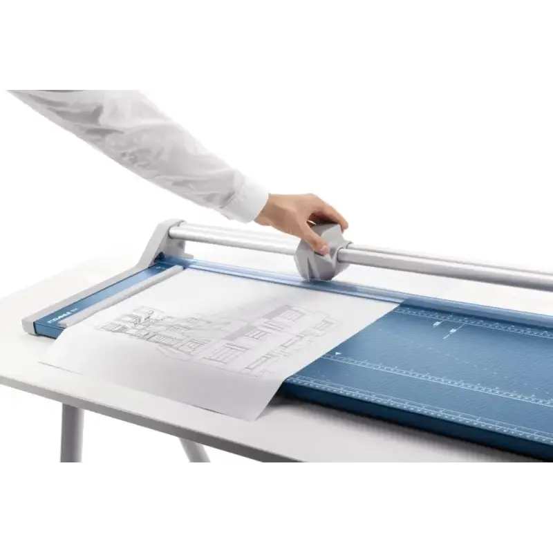 Dahle 556 Cizalla Profesional de Rodillo Formato A1 - Capacidad 10 Hojas - Longitud de Corte 960mm - Cuchilla Circular Autoafila
