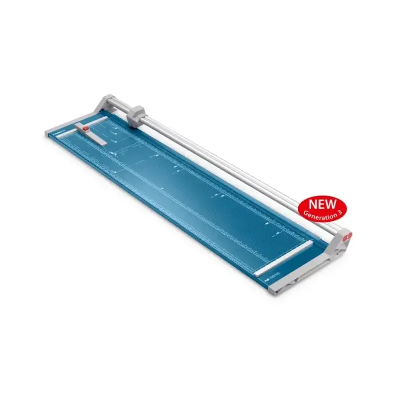 Dahle 558 Cizalla Profesional de Rodillo Formato A0 - Capacidad 7 Hojas - Longitud de Corte 1300mm - Cuchilla Circular Autoafila