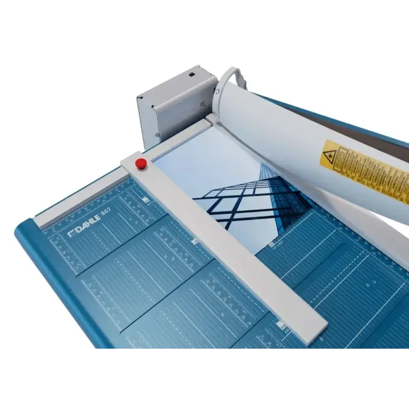 Dahle 867 Cizalla Profesional de Palanca Formato A3 - Capacidad 35 Hojas - Cuchilla de Acero de Solingen - Sistema Automatico de