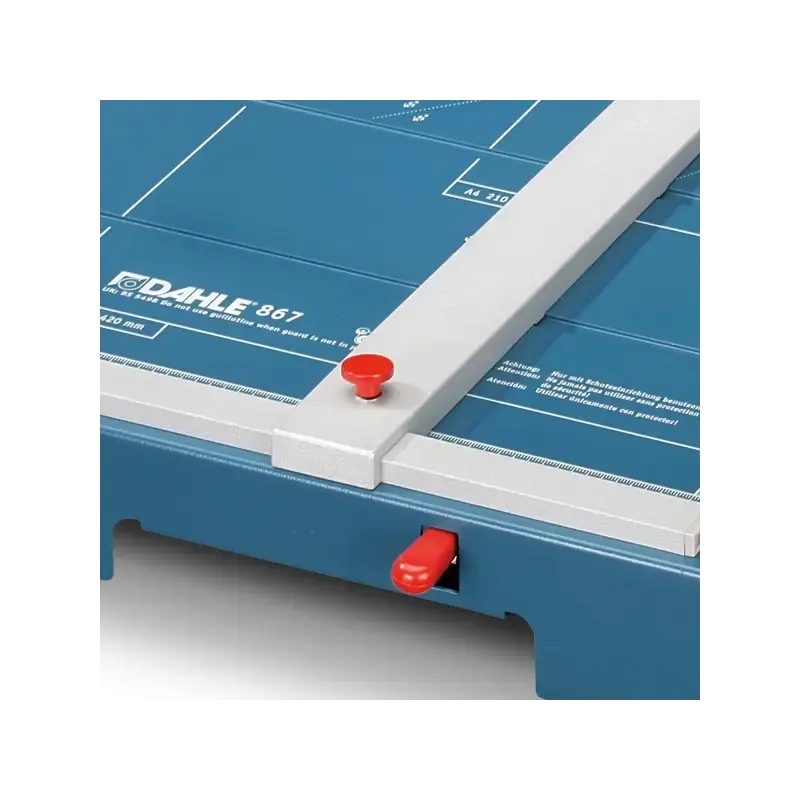 Dahle 867 Cizalla Profesional de Palanca Formato A3 - Capacidad 35 Hojas - Cuchilla de Acero de Solingen - Sistema Automatico de