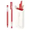 Xiaomi High-Capacity Caja de 10 Boligrafos de Gel - Punta 0.5mm - Alta Capacidad - Secado Rapido - Color Rojo | Ahorro Imprimien
