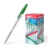 Erichkrause R-301 Boligrafo de Bola Punta 1.0mm - Trazo 0.5mm - Tinta de Secado Rapido - Cuerpo Transparente - Capuchon Ventilad