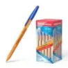 Erichkrause R-301 Boligrafo Orange - Punta de 0.7mm - Trazo de 0.35mm - Tapa Ventilada - Cuerpo Opaco Naranja - Color Azul | Aho