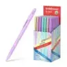 Erichkrause R-301 Pastel Boligrafo Punta de Bola 0.7mm - Trazo 0.35mm - Cuerpo Hexagonal Opaco en Colores Pastel - Tinta de Seca