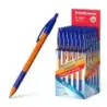 Erichkrause R-301 Naranja Matic&Grip Boligrafo Retractil - Punta de 07mm - Trazo de 0.35mm - Grip de Goma - Tinta de Secado Rapi