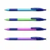 Erichkrause R-301 Neon Matic&Grip Boligrafo Retractil - Punta de 0.7mm - Trazo 0.35mm aprox. - Tinta de Secado Rapido - Cuerpo H