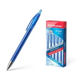 Erichkrause Boligrafo de Gel Automatico R-301 Original Gel Matic - Tinta de Gel de Secado Rapido - Cuerpo Transparente con Grip