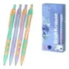 Erichkrause Bloom XR-30 Matic&Grip Pastel Boligrafo Retractil - Punta de Bola 0.7mm - Trazo de 0.35mm - Tinta Azul - Grip de Aga