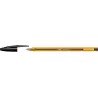 Bic Cristal Original Fine Boligrafo de Bola - Punta Redonda de 0.8mm - Trazo de 0.30mm - Tinta con Base de Aceite - Translucido